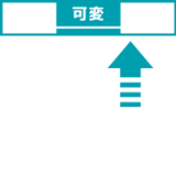 可変表示します